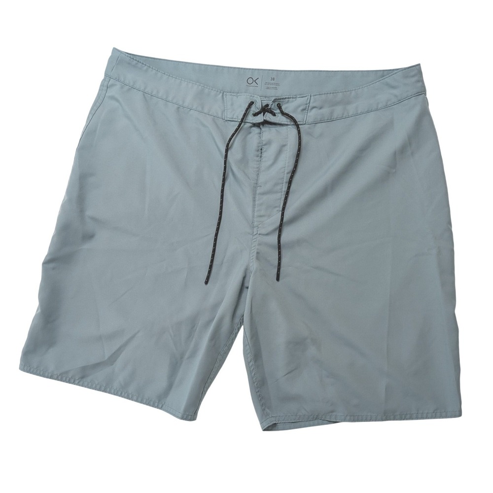 Outerknown Apex Board Shorts Men's 38‎ Blue Gray Kelly Slater Swim Trunks 8.5"